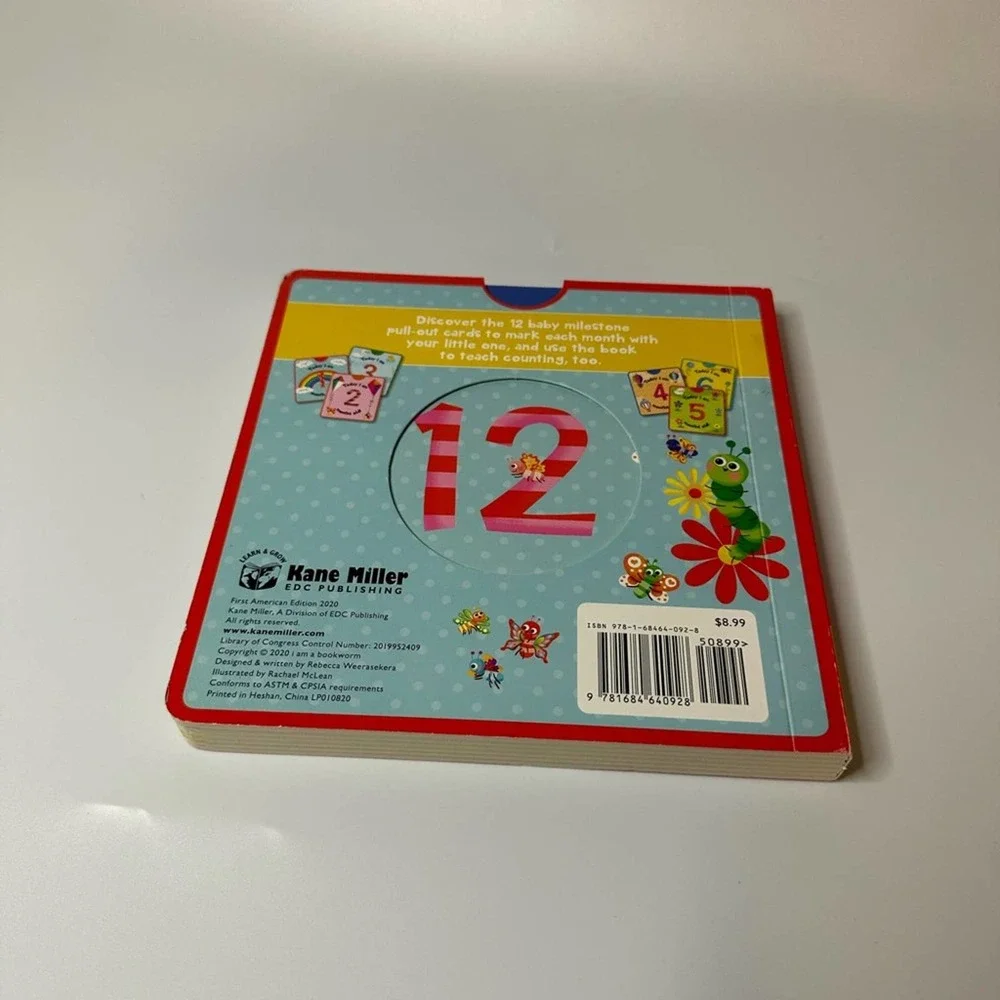 Count with Me - Kane Miller - monthly photo cards for baby and counting